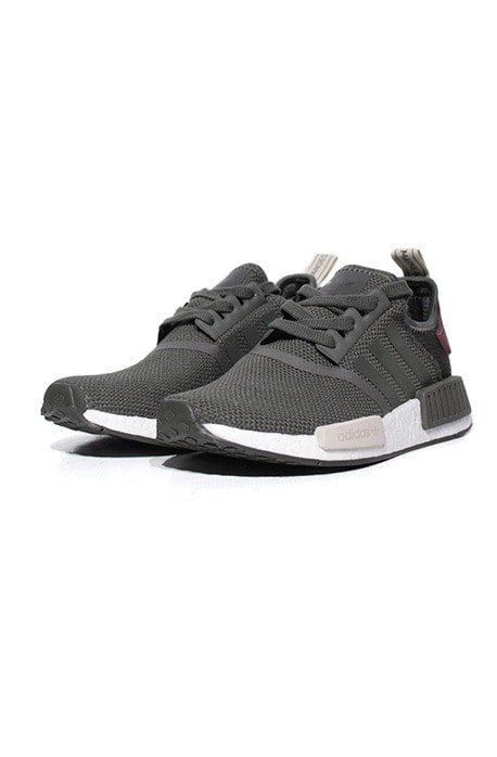 Tênis Adidas NMD_R1 Runner Utility Grey / Utility Grey / Maroon - NewSkull