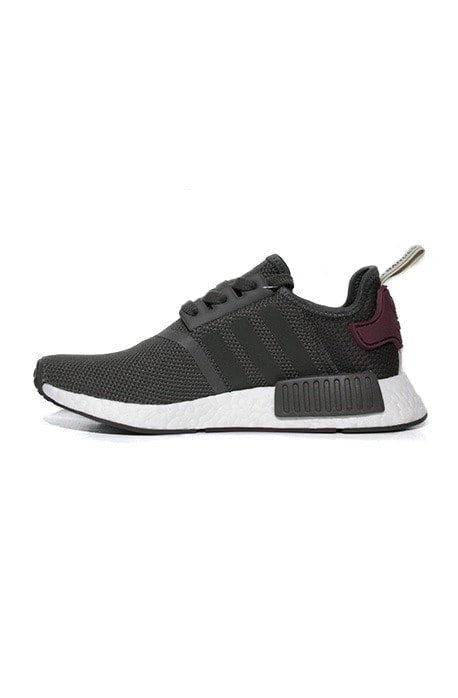 Tênis Adidas NMD_R1 Runner Utility Grey / Utility Grey / Maroon - NewSkull