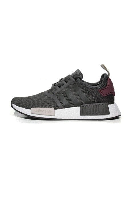 Tênis Adidas NMD_R1 Runner Utility Grey / Utility Grey / Maroon - NewSkull