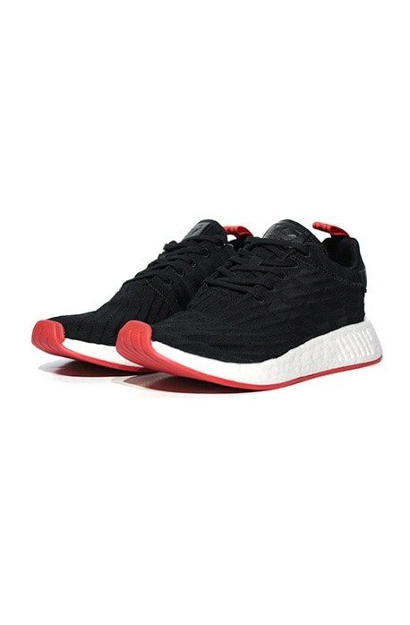 Tênis Adidas NMD_R2 Primeknit Core Black/Core Black/Core Red - NewSkull