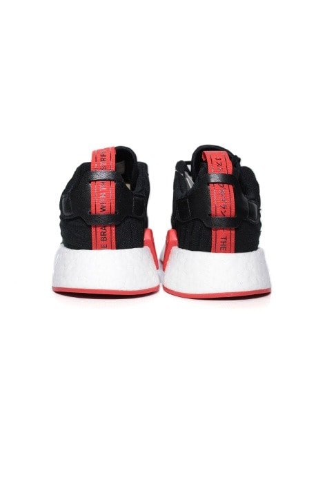 Tênis Adidas NMD_R2 Primeknit Core Black/Core Black/Core Red - NewSkull