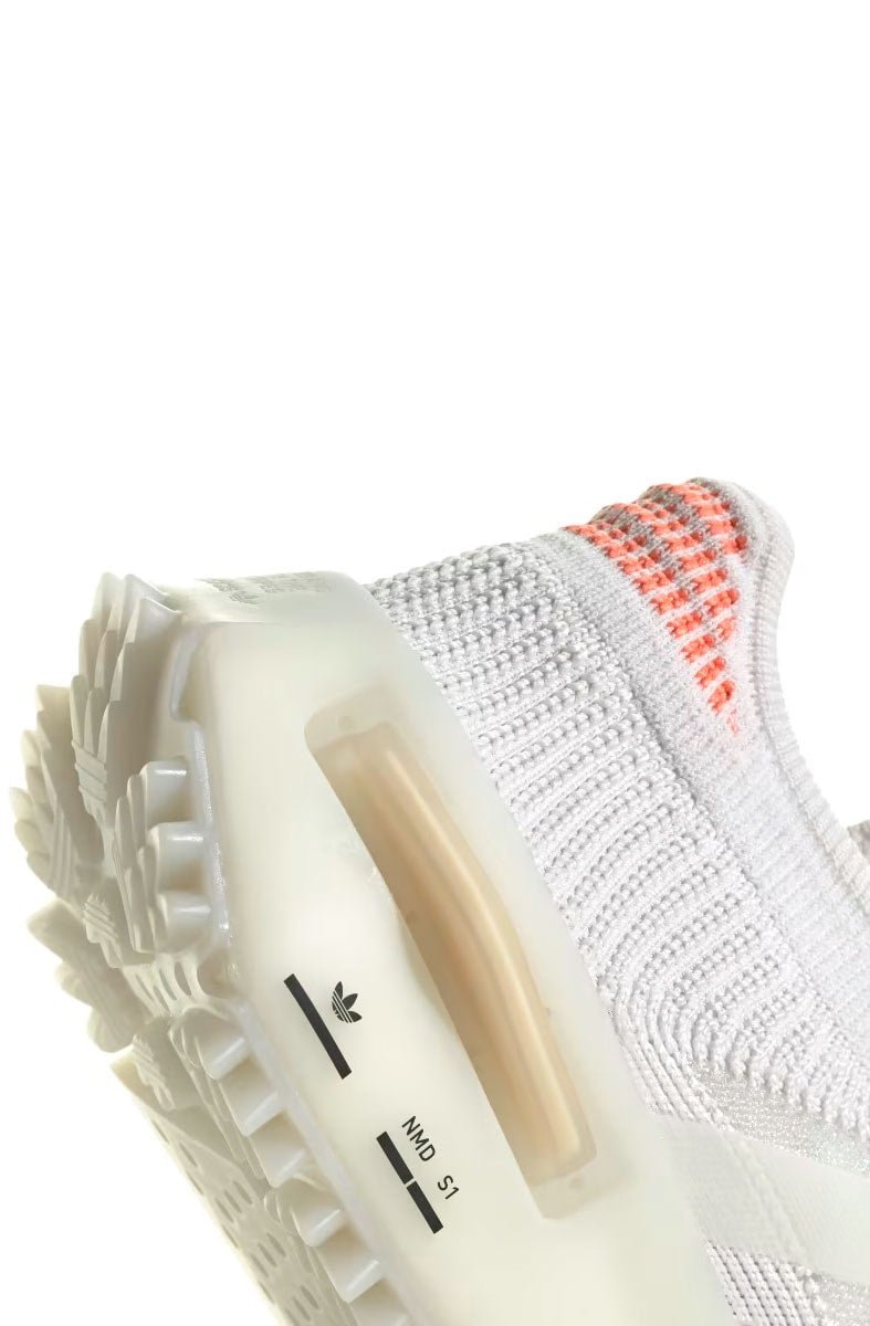 Tênis Adidas NMD S1 Feminino Branco/Laranja - NewSkull