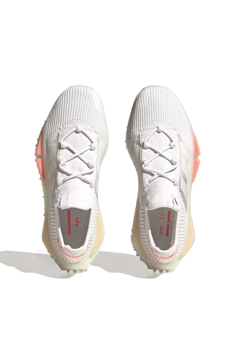 Tênis Adidas NMD S1 Feminino Branco/Laranja - NewSkull