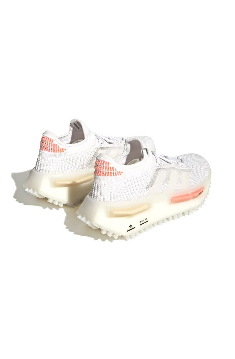 Tênis Adidas NMD S1 Feminino Branco/Laranja - NewSkull