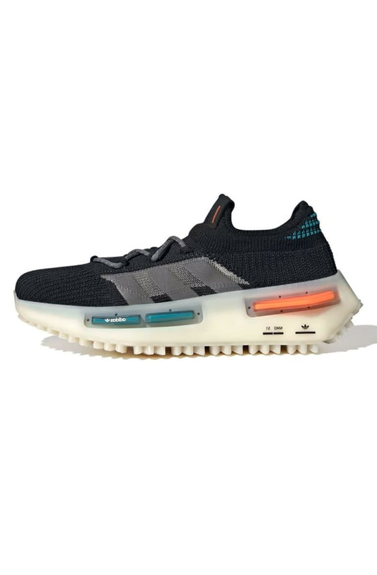 Tênis Adidas NMD S1 Preto/Cinza/Off - White - NewSkull