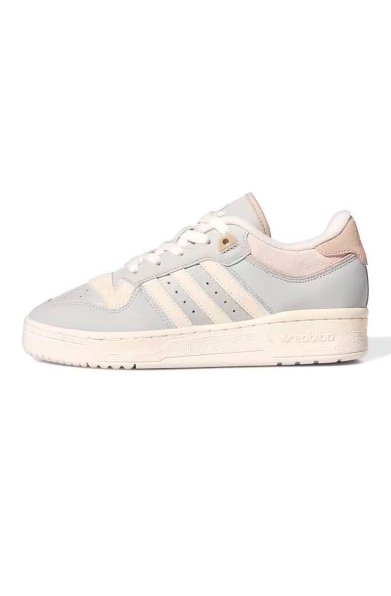Tênis Adidas Rivalry 86 Low Prata/Creme/Bege IF5183 - NewSkull
