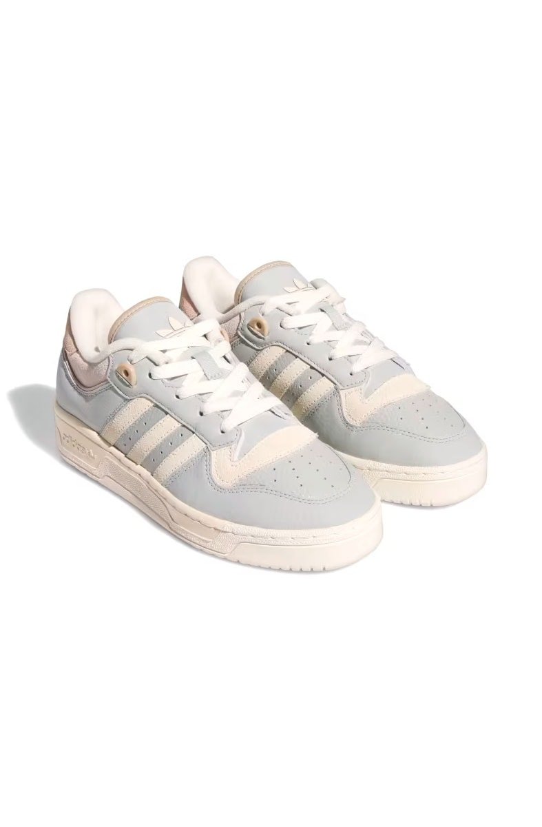 Tênis Adidas Rivalry 86 Low Prata/Creme/Bege IF5183 - NewSkull