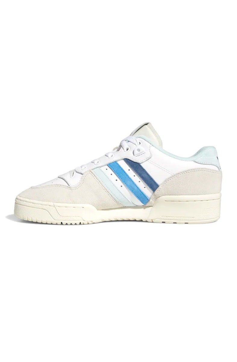 Tênis Adidas Rivalry Low Branco/Azul - NewSkull