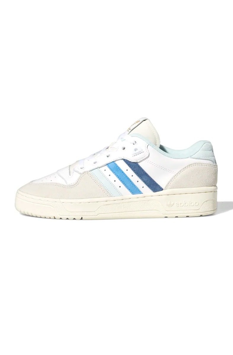 Tênis Adidas Rivalry Low Branco/Azul - NewSkull
