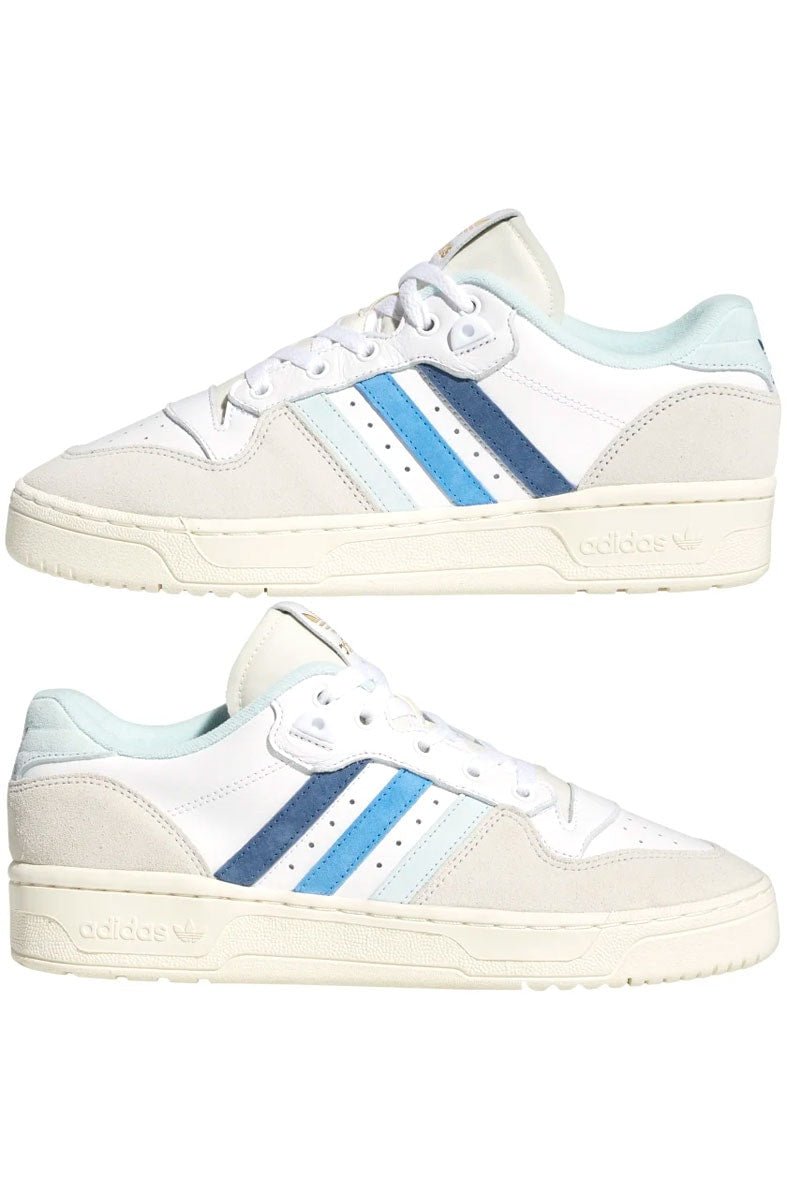 Tênis Adidas Rivalry Low Branco/Azul - NewSkull