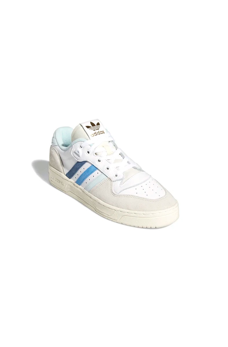Tênis Adidas Rivalry Low Branco/Azul - NewSkull