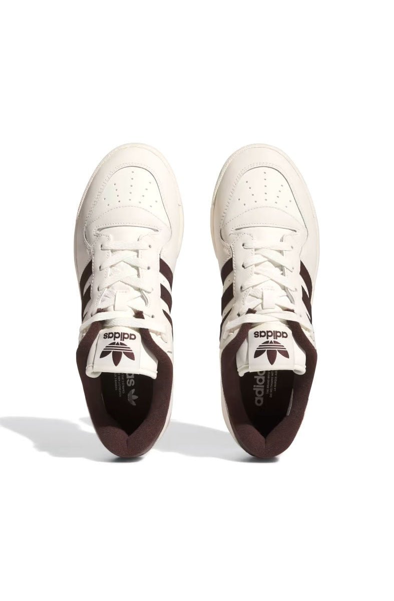 Tênis Adidas Rivalry Low Branco/Marrom - NewSkull