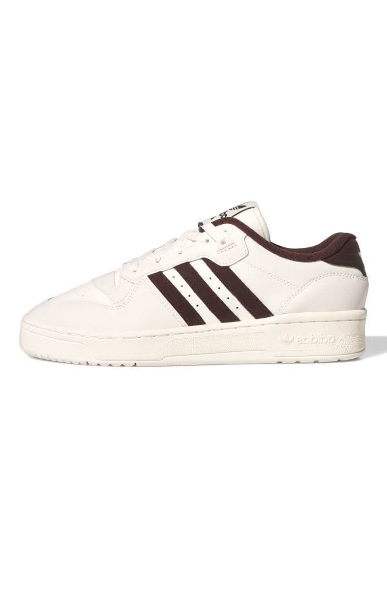 Tênis Adidas Rivalry Low Branco/Marrom - NewSkull