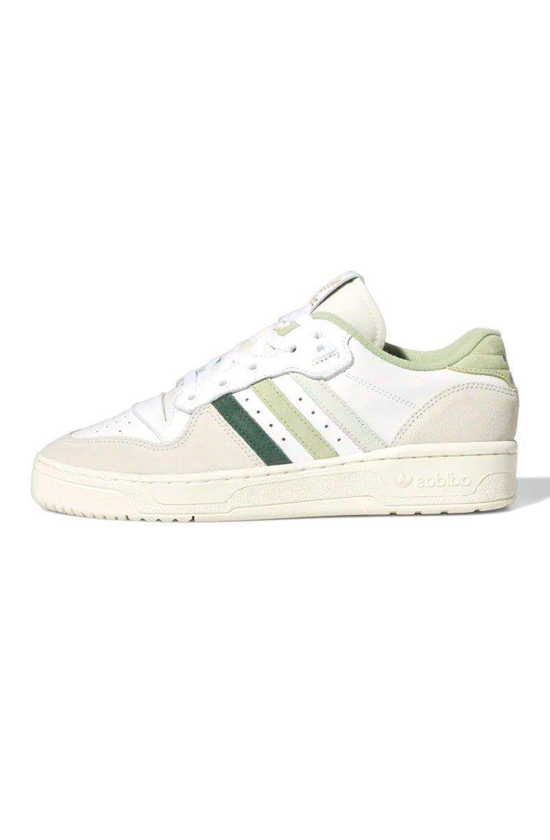 Tênis Adidas Rivalry Low Off - White/Verde - NewSkull