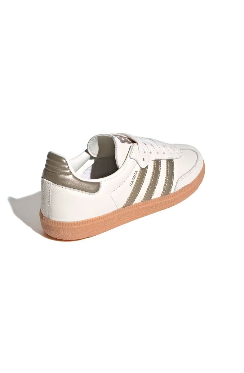 Tênis Adidas Samba OG Bege/Prata IG1964 - NewSkull