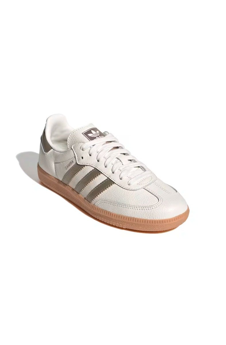 Tênis Adidas Samba OG Bege/Prata IG1964 - NewSkull