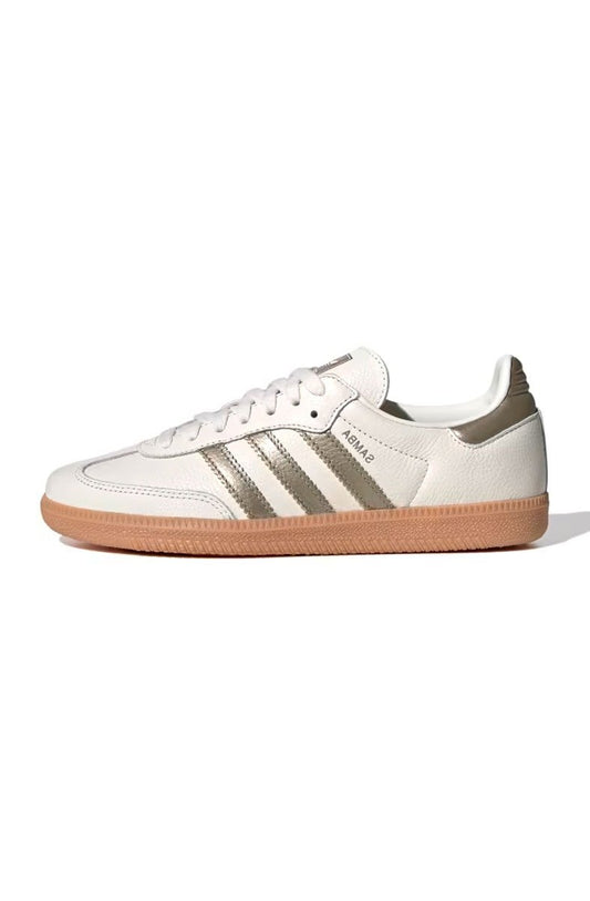 Tênis Adidas Samba OG Bege/Prata IG1964 - NewSkull