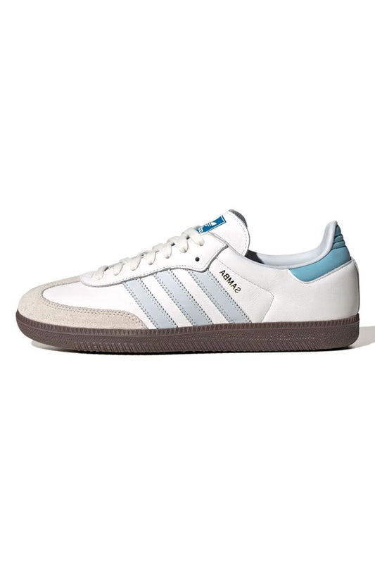 Tênis Adidas Samba OG Branco/Azul ID2055 - NewSkull