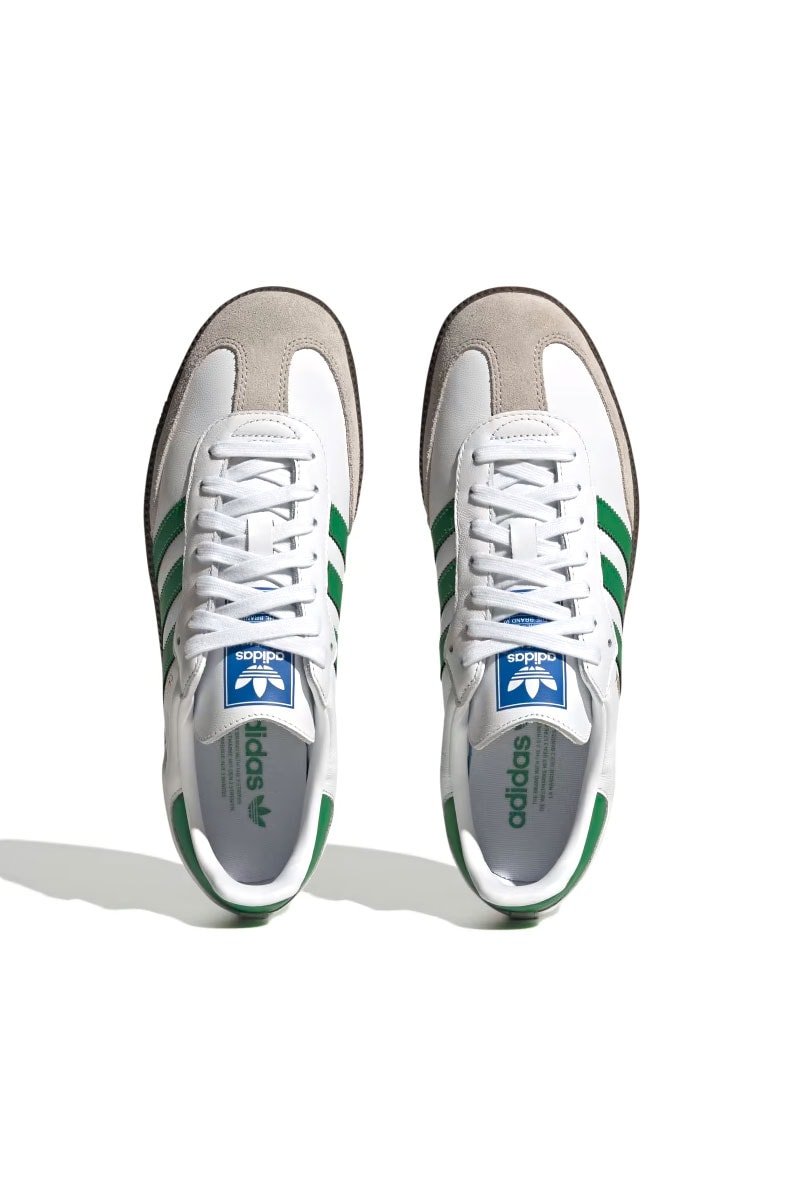 Tênis Adidas Samba OG Branco/Verde - NewSkull