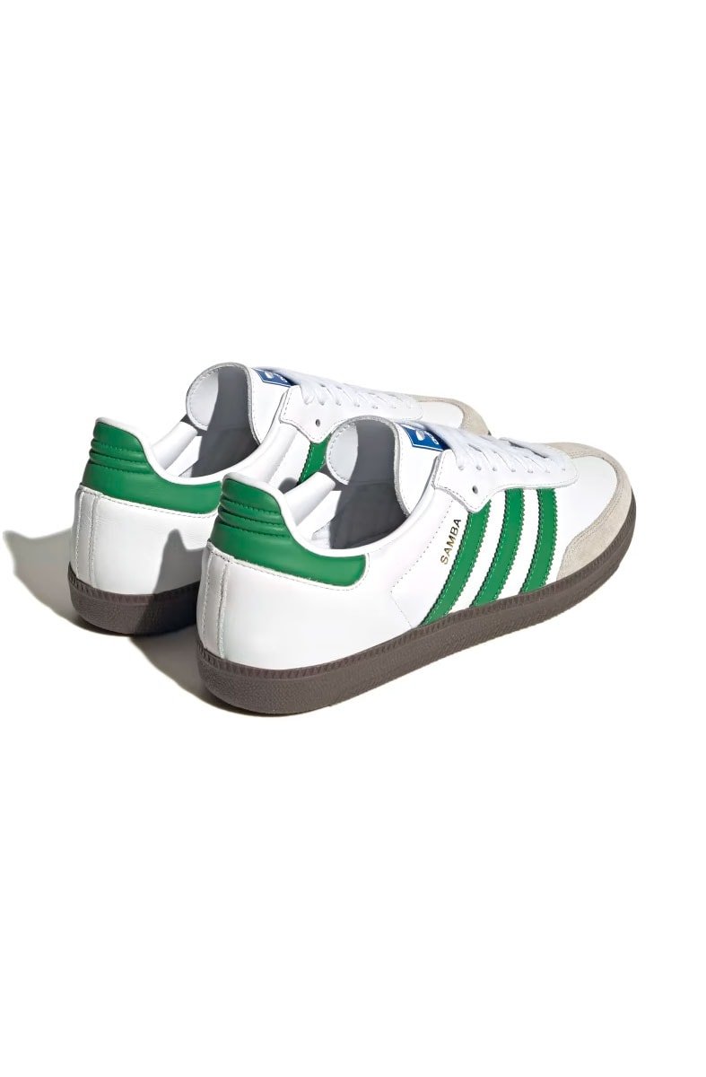Tênis Adidas Samba OG Branco/Verde - NewSkull