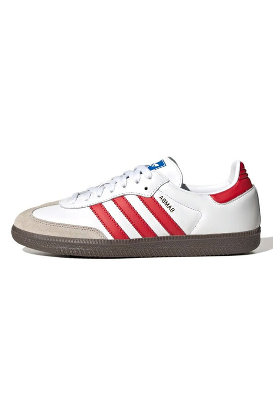 Tênis Adidas Samba OG Branco/Vermelho IG1025 - NewSkull