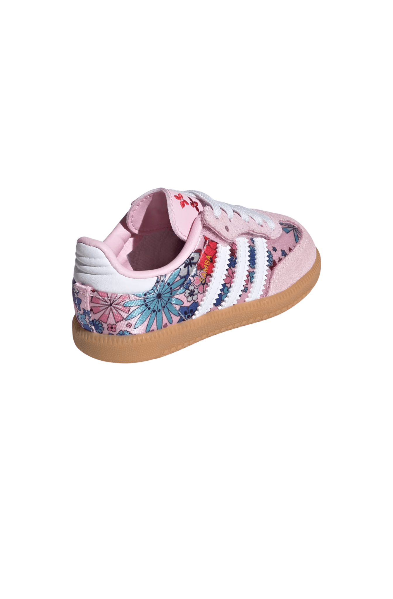 Tênis Adidas Samba OG Liberty London Elastic Lace Infantil Rosa/Branco JQ2006 - NewSkull