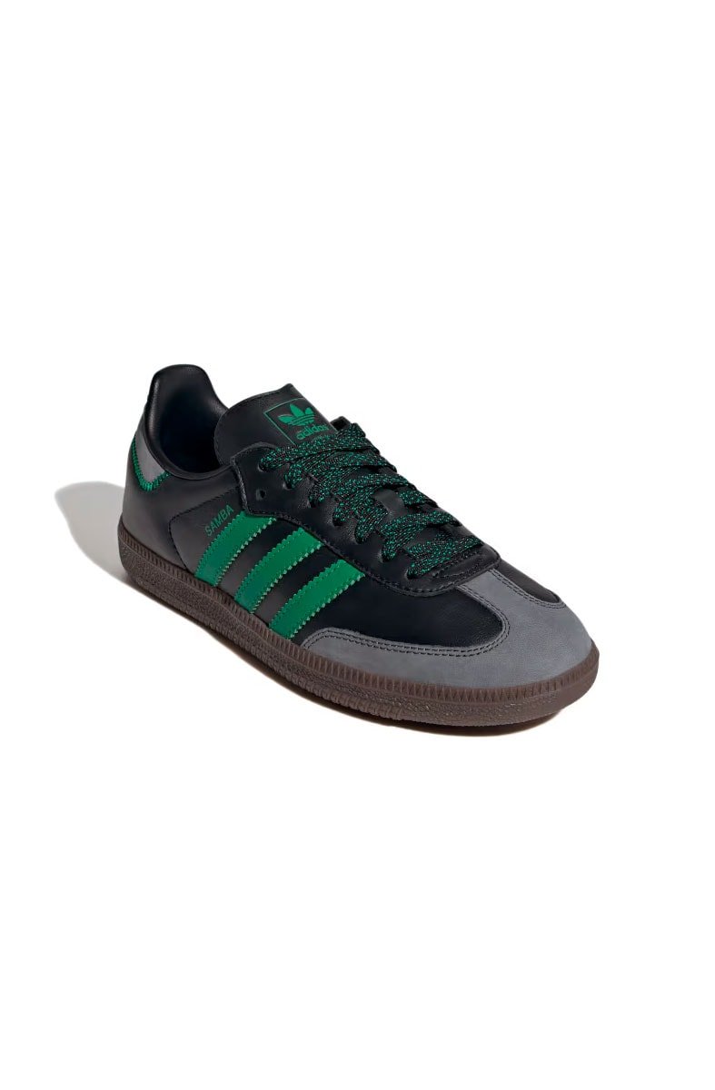 Tênis Adidas Samba OG Preto/Verde IE6520 - NewSkull