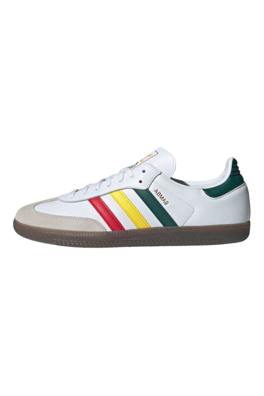 Tênis Adidas Samba OG Reggae Branco/Amarelo/Verde IH3118 - NewSkull