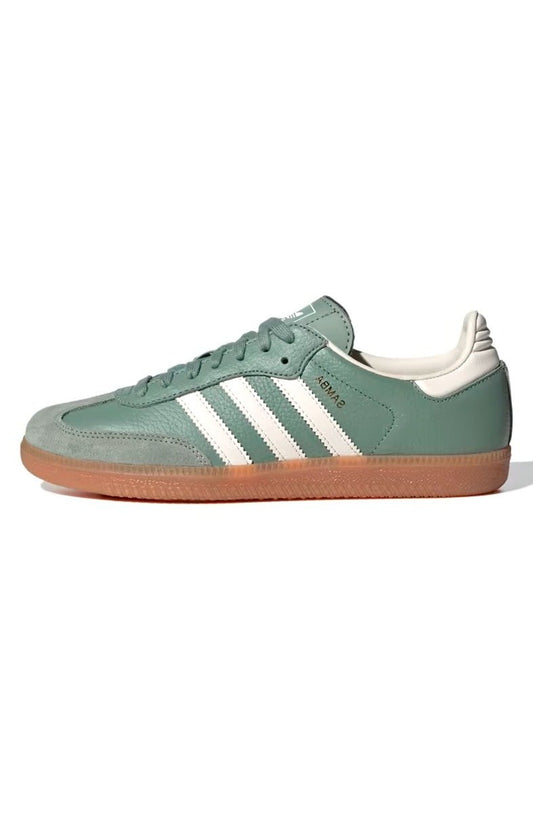 Tênis Adidas Samba OG Verde Prateado/Branco IE7011 - NewSkull