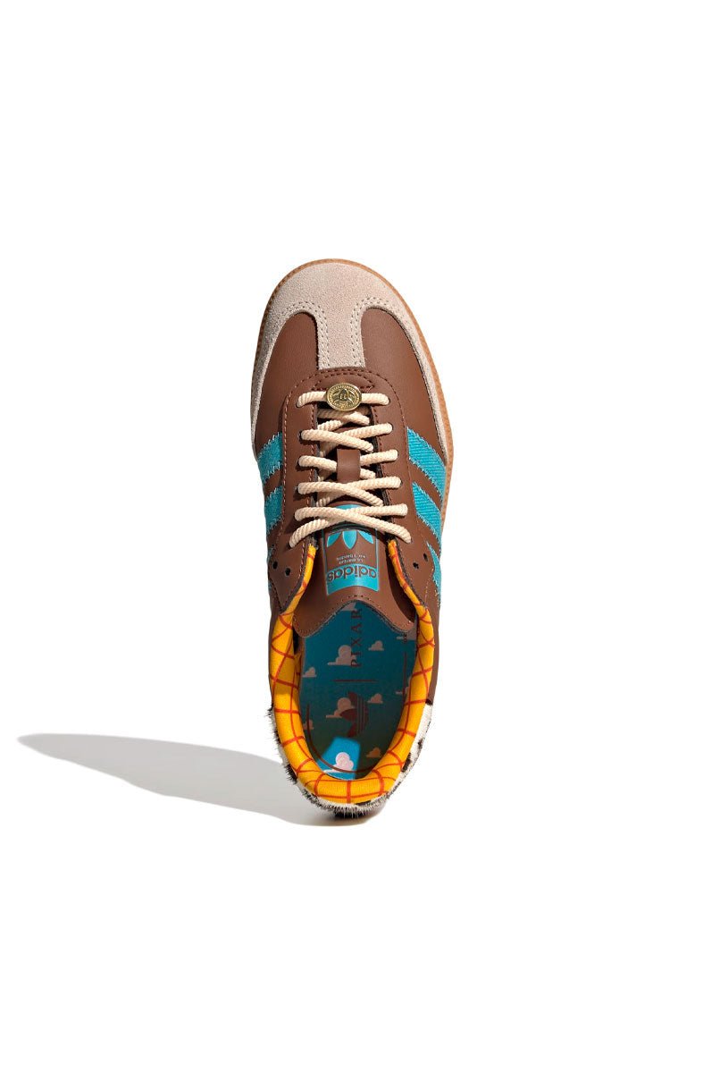 Tênis Adidas Samba OG x Disney Pixar Marrom/Azul JI3098 - NewSkull