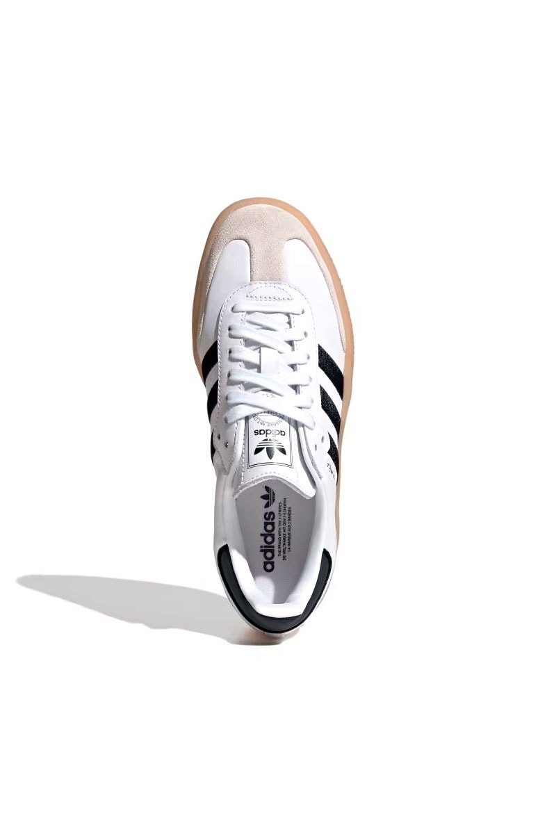 Tênis Adidas Sambae Feminino Branco/Preto IG5744 - NewSkull