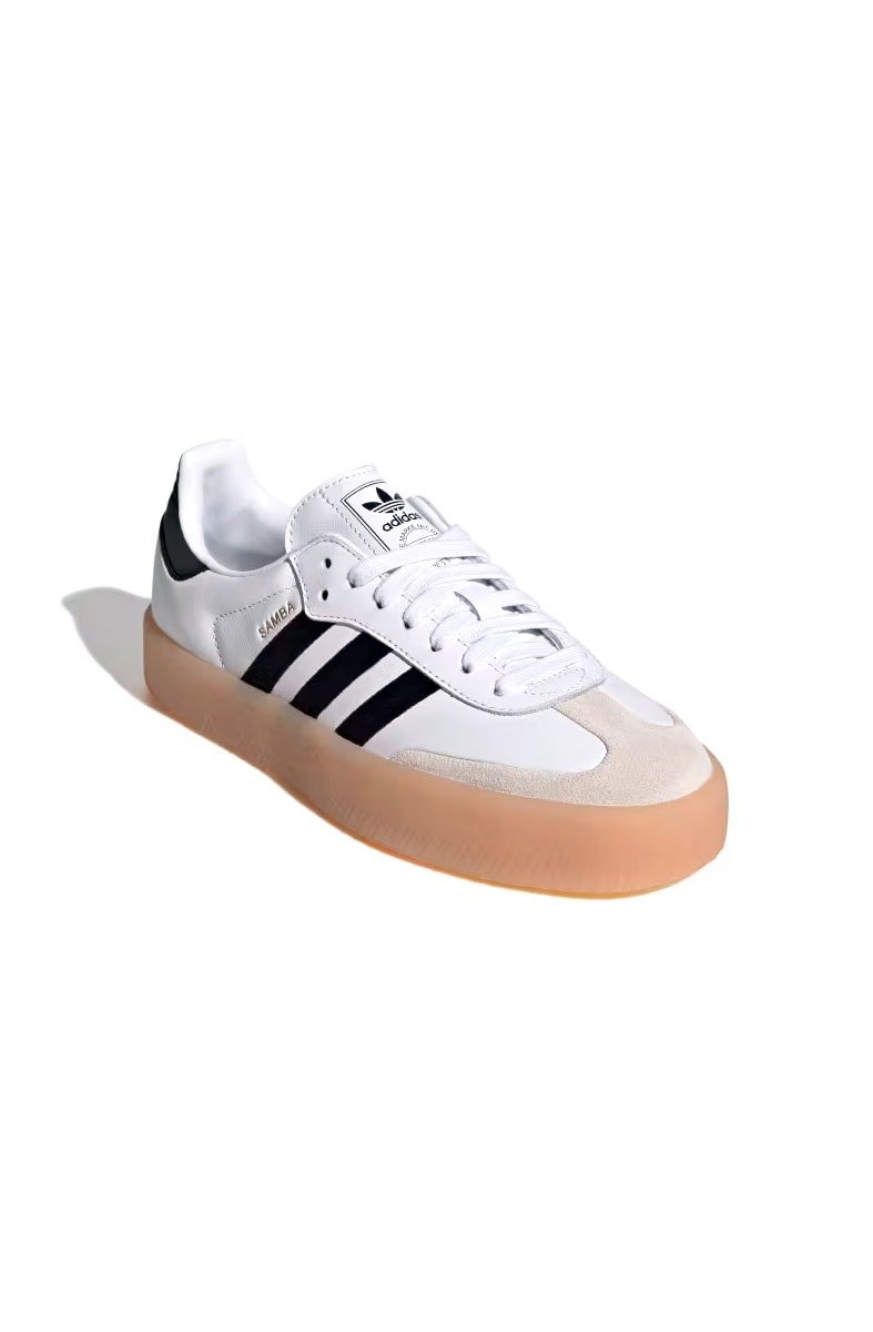 Tênis Adidas Sambae Feminino Branco/Preto IG5744 - NewSkull