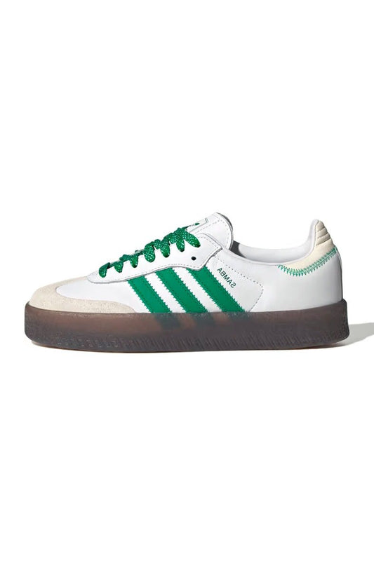 Tênis Adidas Sambae Feminino Branco/Verde IE9105 - NewSkull