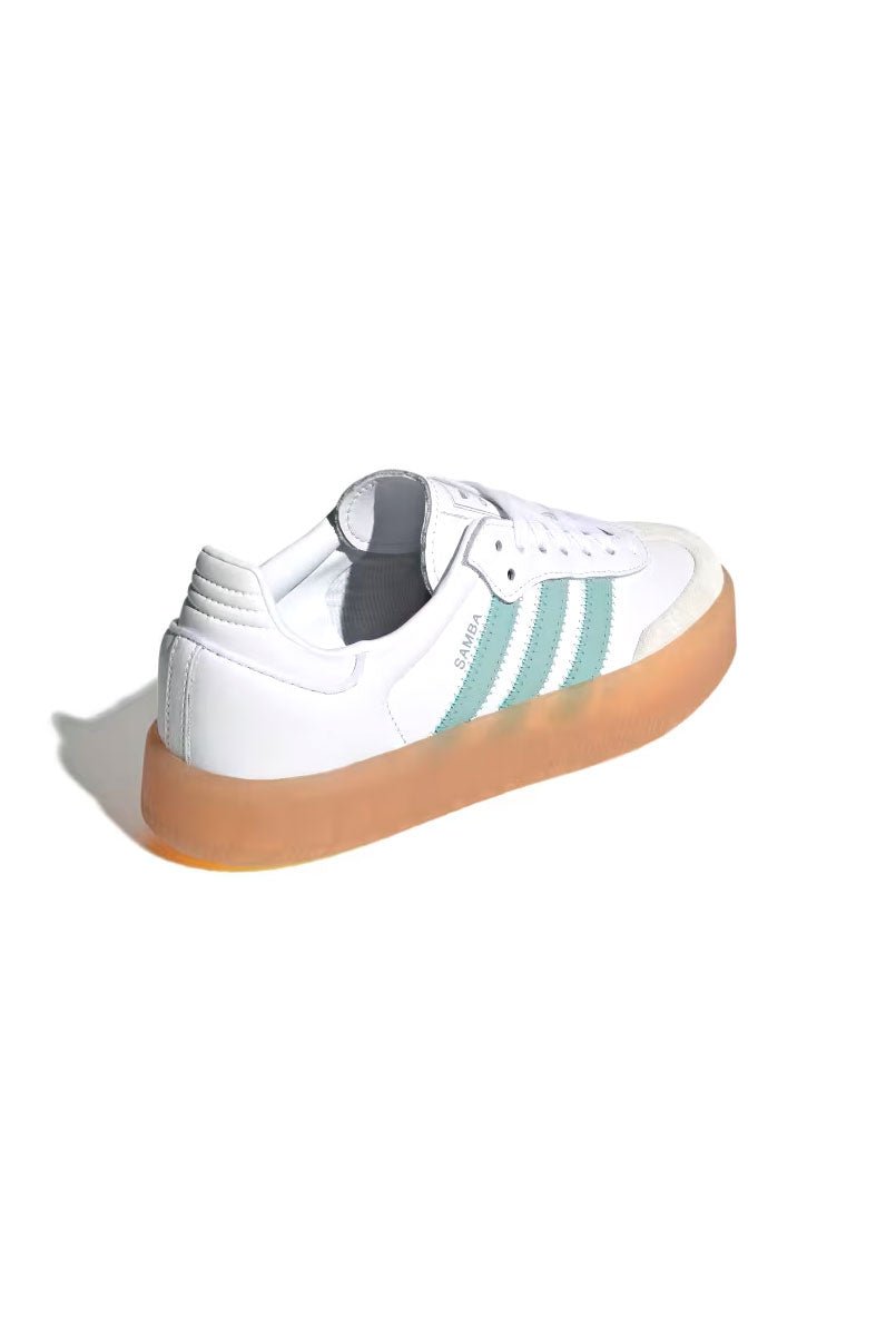 Tênis Adidas Sambae Feminino Branco/Verde JP5609 - NewSkull