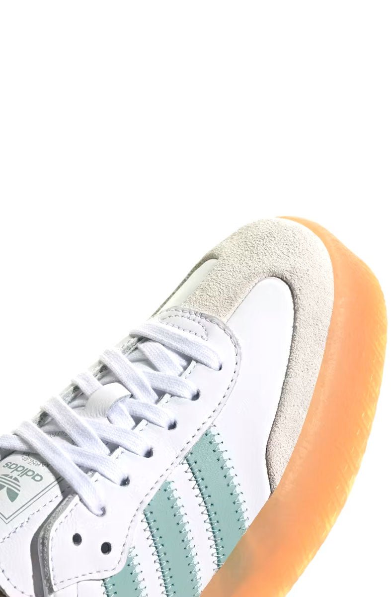 Tênis Adidas Sambae Feminino Branco/Verde JP5609 - NewSkull