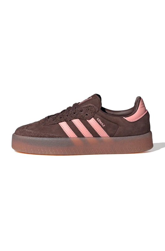 Tênis Adidas Sambae Feminino Marrom/Rosa JI2744 - NewSkull