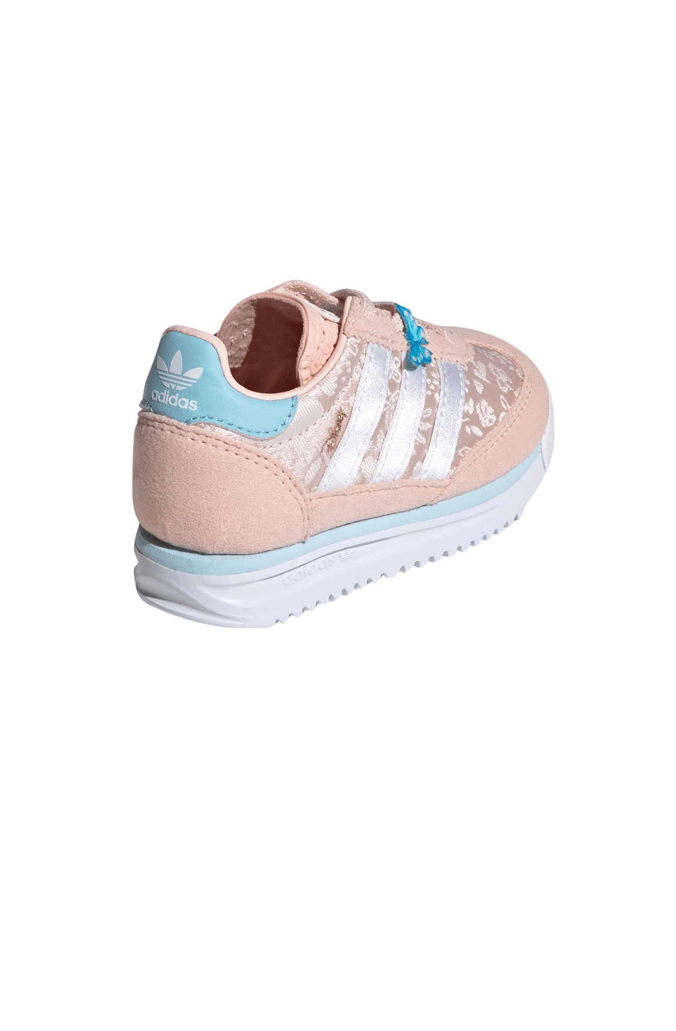 Tênis Adidas SL 72 RS x Disney Alice Elastic Lace Infantil Bege/Branco IH1707 - NewSkull