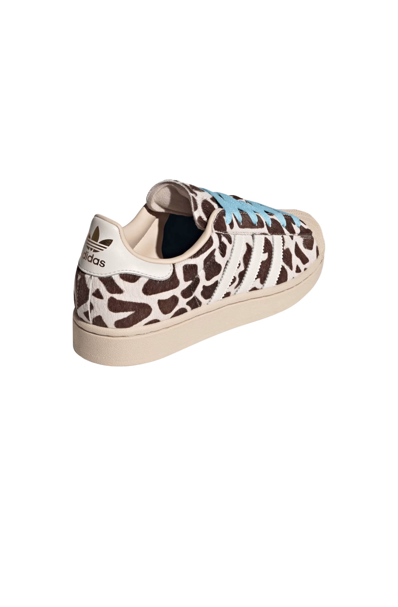 Tênis Adidas Superstar 2 Animal Print Marrom/Bege KH9031 - NewSkull