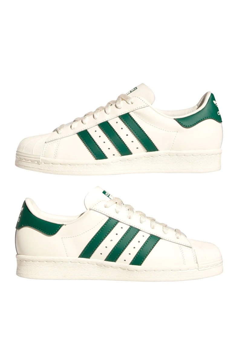 Tênis Adidas Superstar 82 Branco/Verde - NewSkull