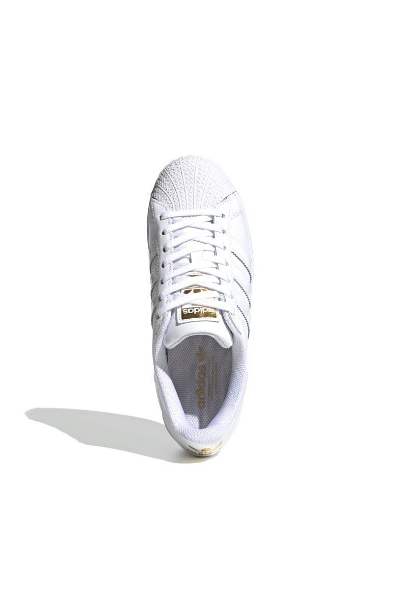 Tênis Adidas Superstar Bold Women's Branco/Dourado - NewSkull