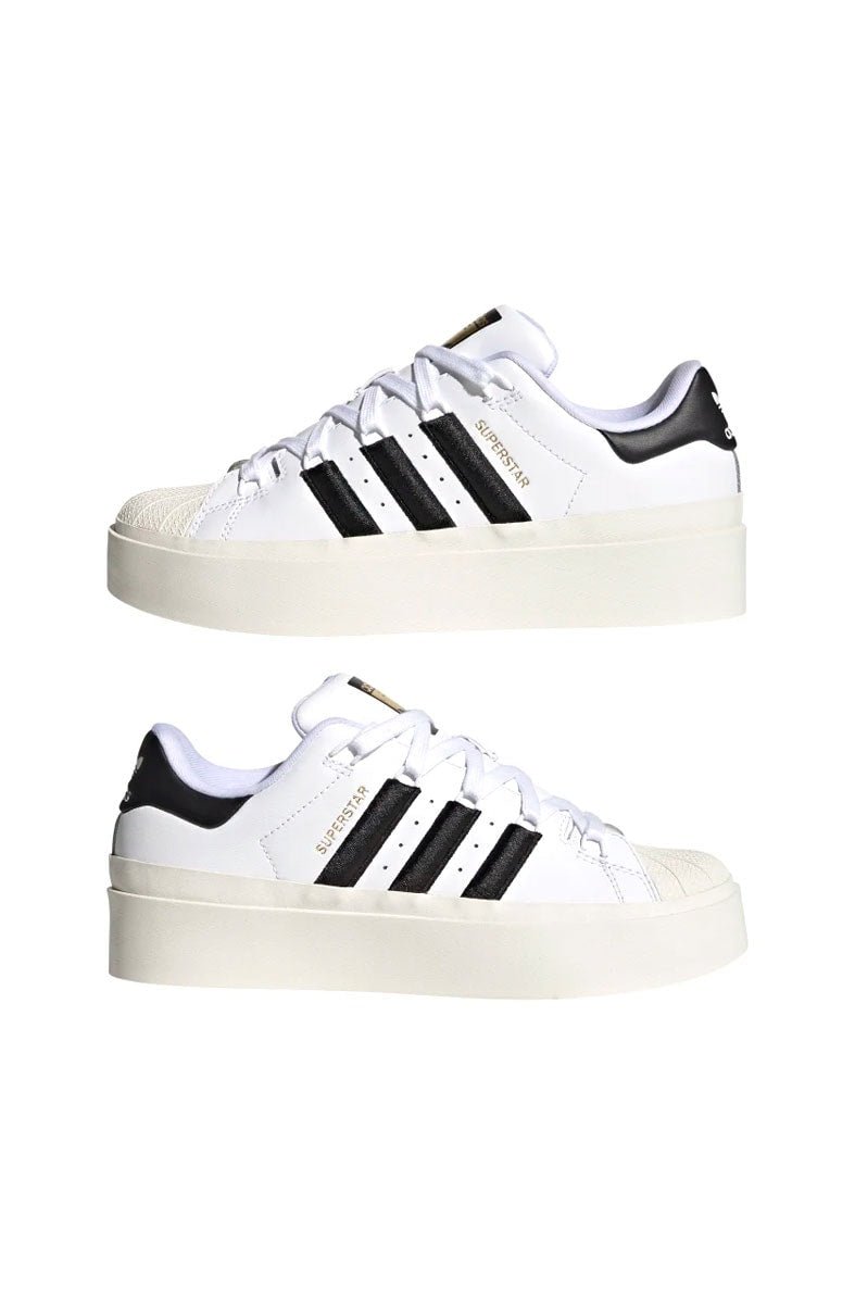 Tênis Adidas Superstar Bonega Feminino Branco/Preto - NewSkull