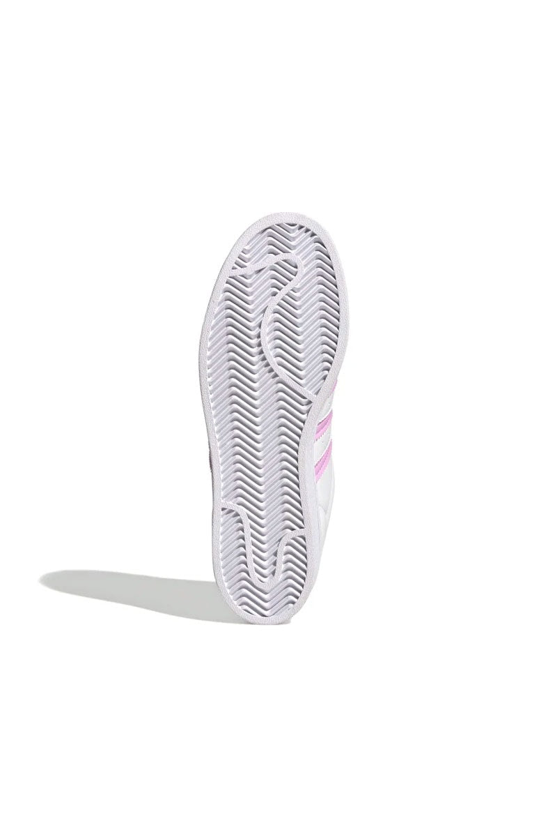 Tênis Adidas Superstar Her Vegan Branco/Rosa - NewSkull