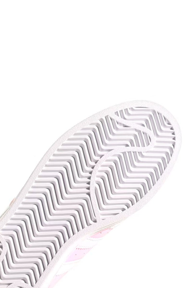 Tênis Adidas Superstar J Feminino Rosa/Branco IG0252 - NewSkull