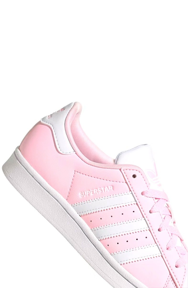 Tênis Adidas Superstar J Feminino Rosa/Branco IG0252 - NewSkull