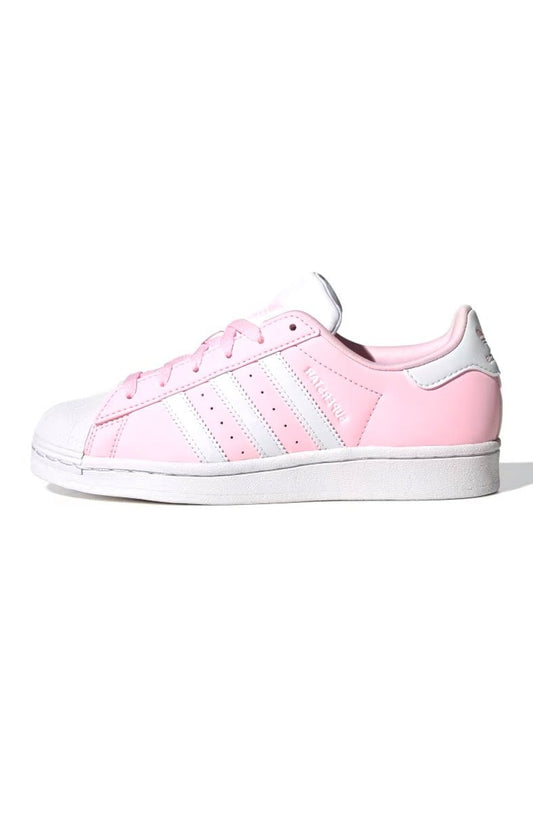 Tênis Adidas Superstar J Feminino Rosa/Branco IG0252 - NewSkull