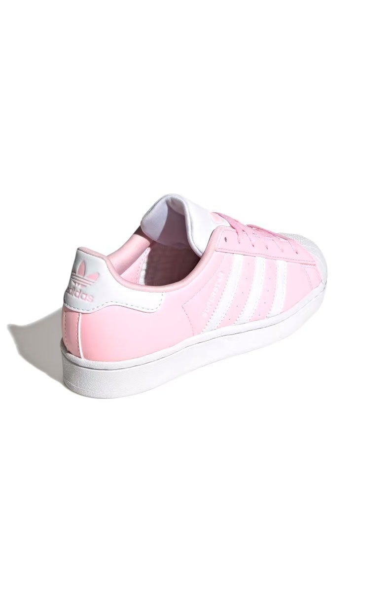 Tênis Adidas Superstar J Feminino Rosa/Branco IG0252 - NewSkull