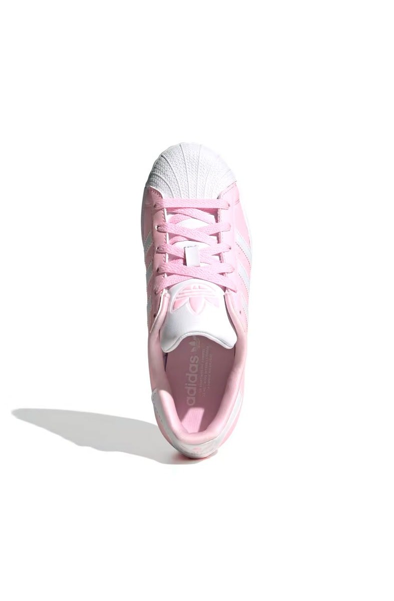 Tênis Adidas Superstar J Feminino Rosa/Branco IG0252 - NewSkull