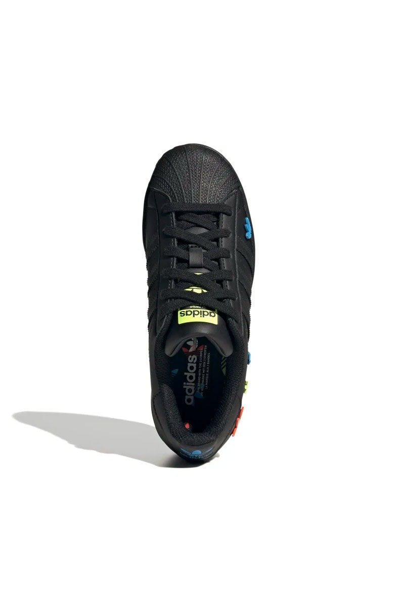Tênis Adidas Superstar Preto/Color - NewSkull