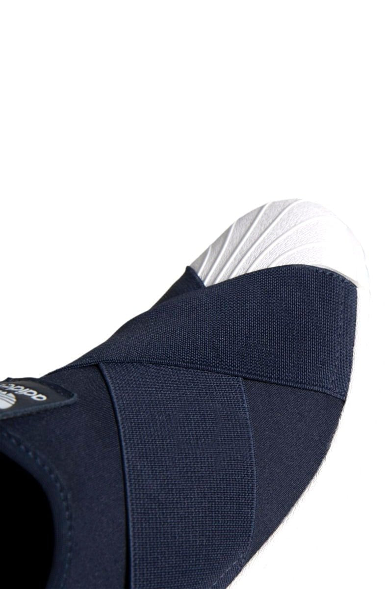 Tênis Adidas Superstar Slip On Feminino Azul Marinho/Branco - NewSkull