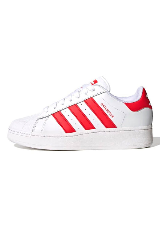 Tênis Adidas Superstar XLG Branco/Vermelho - NewSkull